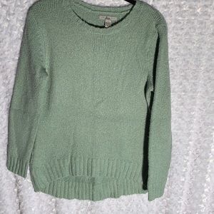 Bass soft green sweater